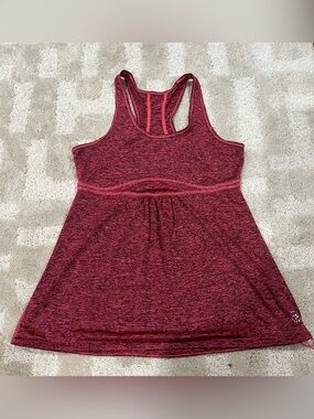 be inspired Pink and Black Space-Dye Racerback Tank